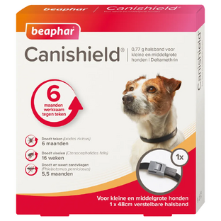 Beaphar Canishield Halsband Kleine en Middelgrote Honden 1ST Beaphar Canishield Halsband Kleine en Middelgrote Honden 1ST