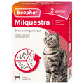 Beaphar Milquestra Ontwormingsmiddel Katten vanaf 2KG - 2ST Beaphar Milquestra Ontwormingsmiddel Katten vanaf 2KG - 2ST