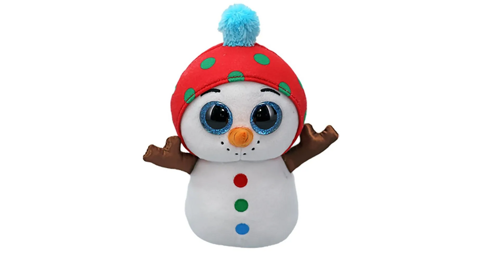 Ty Squish A Boo Flurry Bonhomme De Neige Blanc 25,4 Cm