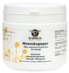 De Groene Os Monnikspeper Hond & Kat 150ML De Groene Os Monnikspeper Hond & Kat 150ML