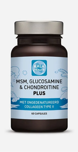 Kala Health MSM, Glucosamine & Chondroïtine Plus Capsules 60CP Kala Health MSM, Glucosamine & Chondroïtine Plus Capsules 60CP
