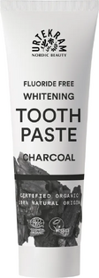 Urtekram Fluoride Free Whitening Tooth Paste Charcoal 75ML 