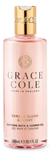 Grace Cole Vanilla Blush & Peony Soothing Bath & Shower Gel 300ML 