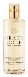 Grace Cole Nectarine Blossom & Grapefruit Soothing Bath & Shower Gel 300ML Grace Cole Nectarine Blossom & Grapefruit Soothing Bath & Shower Gel 300ML