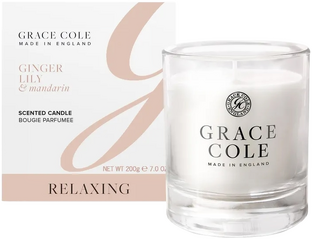 Grace Cole Ginger Lily & Mandarin Scented Candle 1ST Grace Cole Ginger Lily & Mandarin Scented Candle 1ST