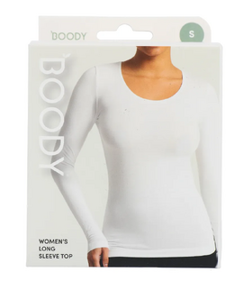 Boody Damestop Lange Mouw Wit S 1ST Boody Damestop Lange Mouw Wit S 1ST