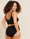 Boody Shaper Crop BH Zwart S 1ST Model met BH aan 1