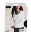 Boody Damestop Lange Mouw Zwart S 1ST