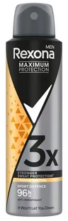 Rexona Men Maximum Protection Sport Defence Deodorant Spray 150ML Rexona Men Maximum Protection Sport Defence Deodorant Spray 150ML