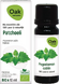 Oak Organic Patchoeli Olie 10ML Verpakking met flesje ernaast