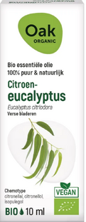 Oak Organic Citroen Eucalyptus Olie 10ML 