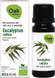 Oak Organic Eucalyptus Radiata Olie 10ML Verpakking met flesje ernaast