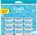 Gillette Venus Smooth Scheermesjes Value Pack 12ST Gillette Venus Smooth Scheermesjes Value Pack 12ST