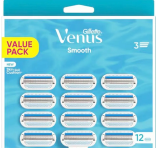 Gillette Venus Smooth Scheermesjes Value Pack 12ST Gillette Venus Smooth Scheermesjes Value Pack 12ST