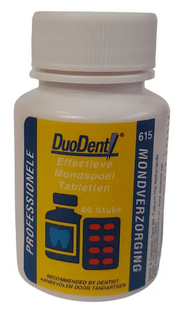 Duodent Effectieve Mondspoel Tabletten 60TB 