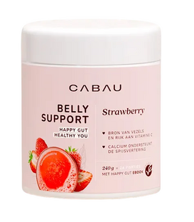 Cabau Belly Support Strawberry Poeder 240GR Cabau Belly Support Strawberry Poeder 240GR