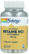 Solaray Betaine HCI 650mg Capsules 100CP 