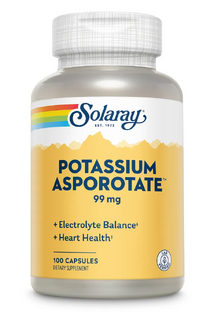 Solaray Potassium Asporotate 99mg Capsules 100CP Solaray Potassium Asporotate 99mg Capsules 100CP