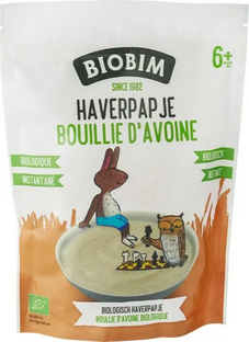 Biobim Biologisch Haverpapje 6+M 200GR Biobim Biologisch Haverpapje 6+M 200GR