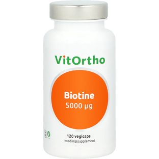 VitOrtho Biotine 5000µg Capsules 120VCP 