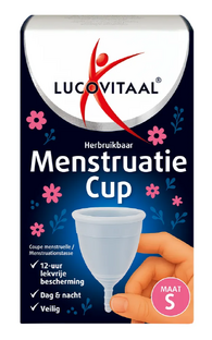 Lucovitaal Menstruatiecup Maat S 1ST Lucovitaal Menstruatiecup Maat S 1ST