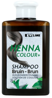 Evi Line Henna Colour+ Shampoo Bruin 300ML Evi Line Henna Colour+ Shampoo Bruin 300ML