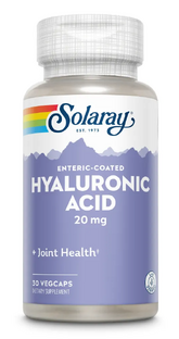Solaray Hyaluronic Acid 20mg Capsules 30VCP 