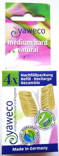 Yaweco Tandenborstelkop Medium/Hard 4ST 