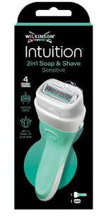 Wilkinson Intuition 2in1 Soap & Shave Sensitive Scheerapparaat 1ST 