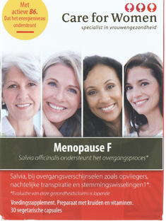 Care for Women Menopauze F Capsules 30VCP Care for Women Menopauze F Capsules 30VCP