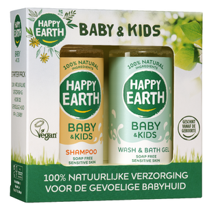 Happy Earth Baby & Kids Starter Pack 200ML Happy Earth Baby & Kids Starter Pack 200ML