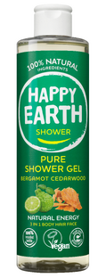Happy Earth Pure Shower Gel Bergamot Cedarwood 300ML 