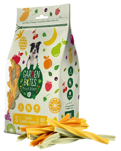 Duvo+ plus Garden Bites Fruity Dental Swirls Hondensnack 30ST 
