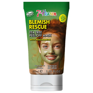 7th Heaven Blemish Rescue Tea Tree Peel-Off Masker met Niacinamide 50ML 7th Heaven Blemish Rescue Tea Tree Peel-Off Masker met Niacinamide 50ML