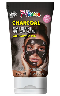 7th Heaven Charcoal Porien Verfijnende Peel-Off Masker met Salicylzuur 50ML 7th Heaven Charcoal Porien Verfijnende Peel-Off Masker met Salicylzuur 50ML