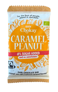 Chokay Caramel Peanut 0% Sugar Chocolate Bar 70GR Chokay Caramel Peanut 0% Sugar Chocolate Bar 70GR