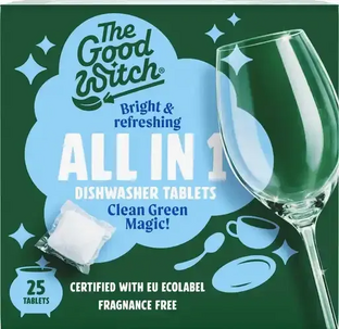 The Good Witch Bright & Refreshing All In 1 Dishwasher Tablets 25ST 