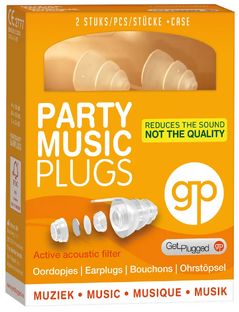 Get Plugged Party Music Plugs 1PR Get Plugged Party Music Plugs 1PR