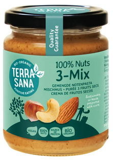 TerraSana Gemengde Notenpasta 3-Mix 250GR 