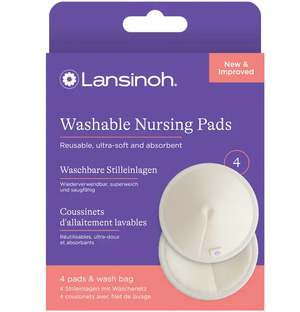 Lansinoh Wasbare Zoogkompressen 4ST 