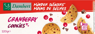 Damhert Cranberry Cookies Minder Suikers 120GR 