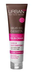 Urban Care Argan Oil & Keratin Oil-In-Cream Leave-In Hair Conditioner 150ML Urban Care Argan Oil & Keratin Oil-In-Cream Leave-In Hair Conditioner 150ML