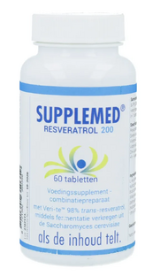Supplemed Resveratrol 200 Tabletten 60TB Supplemed Resveratrol 200 Tabletten 60TB