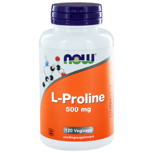 NOW L-Proline 500mg Capsules 120CP