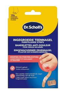 Scholl Dr.Scholl's Ingegroeide Teennagel Pijnstillende Strips 10ST Scholl Dr.Scholl's Ingegroeide Teennagel Pijnstillende Strips 10ST