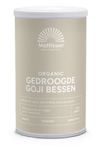 Mattisson HealthStyle Organic Gedroogde Goji Bessen 200GR 