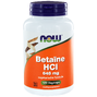 NOW Betaïne HCl 648 mg Capsules 120ST