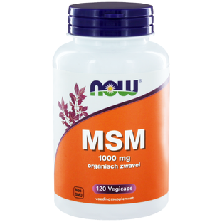 De Online Drogist NOW MSM 1000mg Capsules 120ST aanbieding