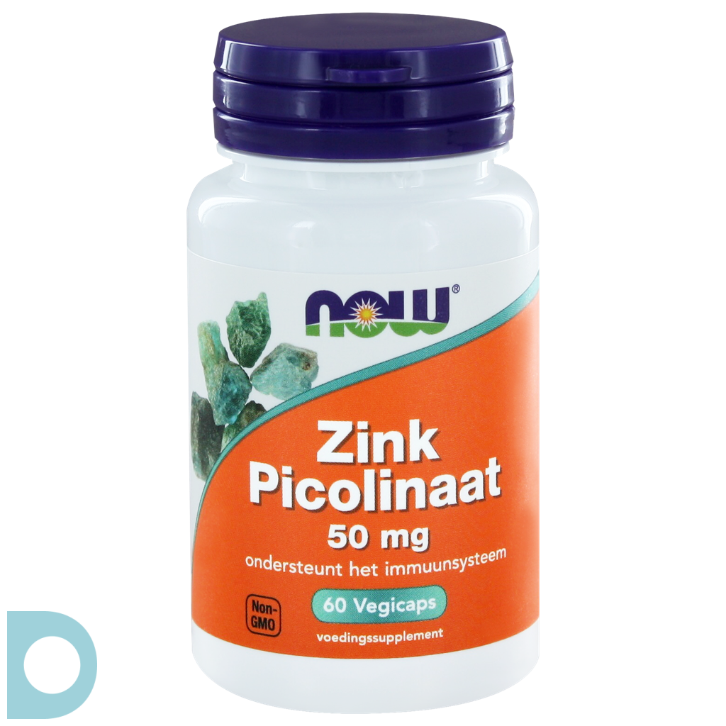 NOW Zink Picolinaat 50mg | voordelig online kopen | De Online Drogist