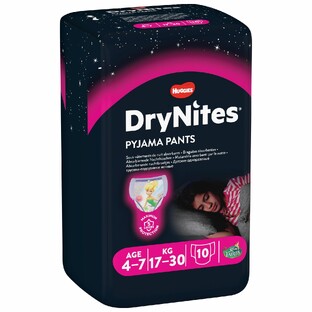 Huggies DryNites Girls Maat M (17-30kg) 10ST Huggies DryNites Girls Maat M (17-30kg) 10ST